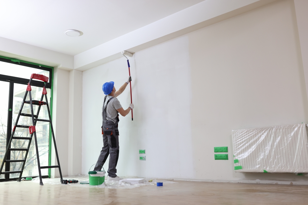 Dit is het resultaat van scanbehang laten aanbrengen in je nieuwbouwwoning in Rotterdam.