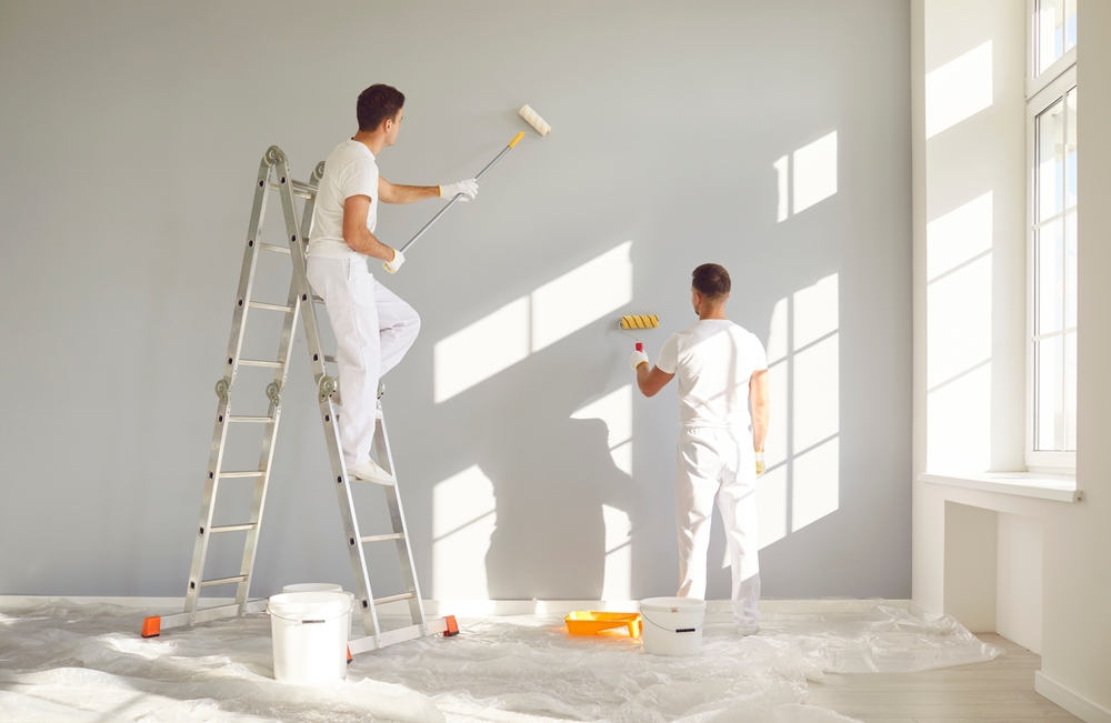 Dit is het resultaat van glasvliesbehang laten aanbrengen in je nieuwbouwwoning in Rotterdam.